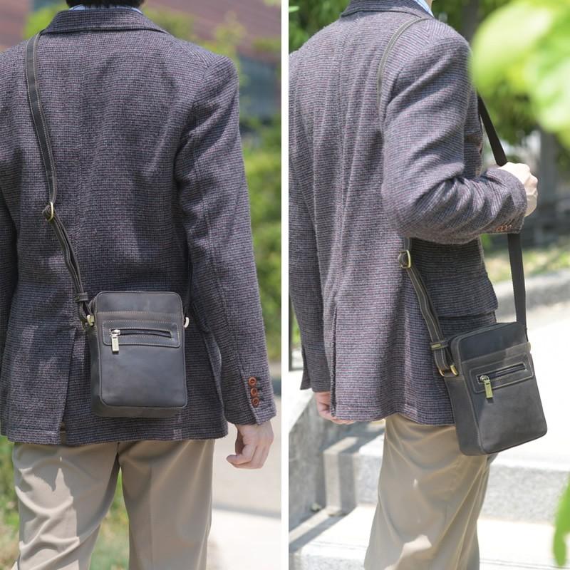 全ての 本革ミニショルダーバッグ メンズ 斜めがけ レザー 小さい Visconti 超人気の Teslaimagem Com Br