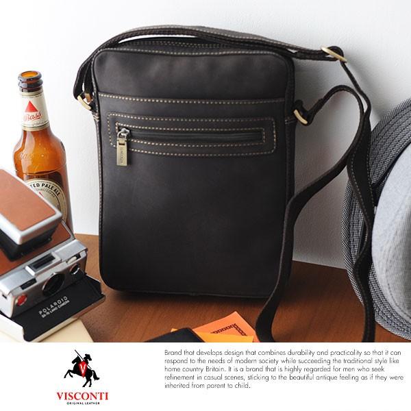 本革ミニショルダーバッグ メンズ 斜めがけ レザー 縦型 Visconti Ts メンズバッグ専門店 紳士の持ち物 通販 Yahoo ショッピング