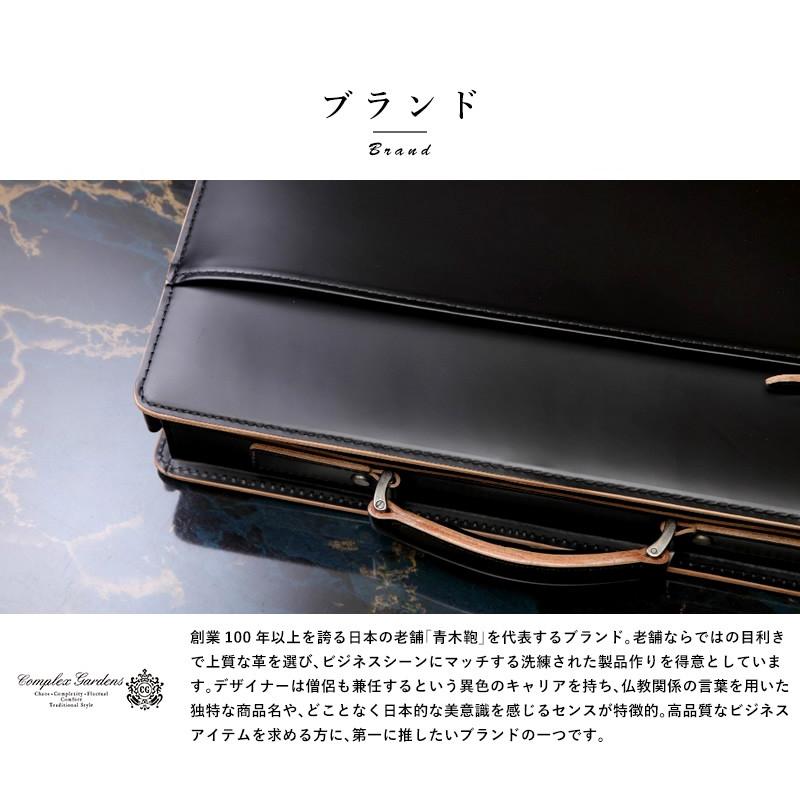未使用級✨青木鞄　COMPLEX GARDENS 枯淡　ビジネスバッグ　ブラック Luggage AOKI 1894 青木鞄 ビジネスバッグ 本革 メンズ A4 2way