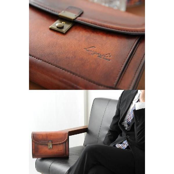 Luggage AOKI 1894 青木鞄 Lugard 本革セカンドバッグ メンズ 日本製