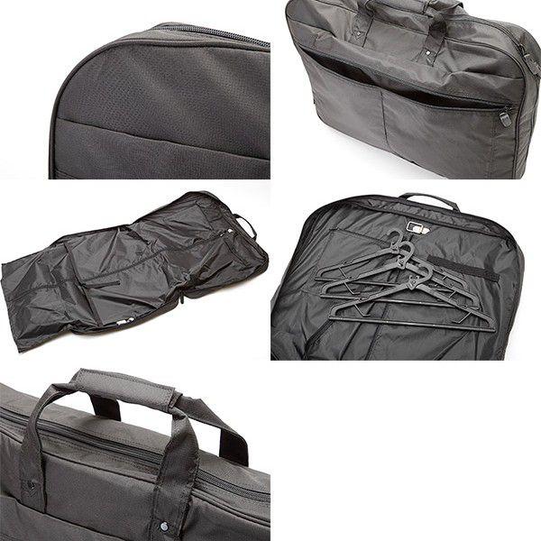 メンズ ガーメントバッグ 三つ折り ブラック BLAZER CLUB No.13064  ガーメントケース スーツ入れ