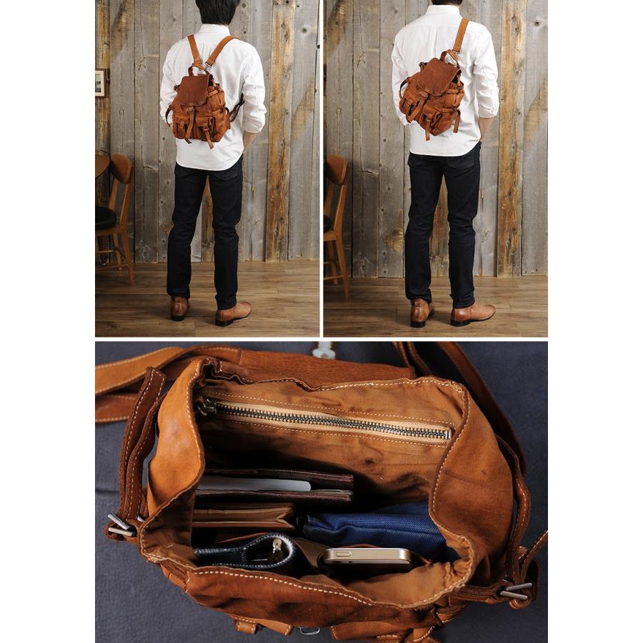 リュック メンズ 馬革 Real Mind 馬革リュック フォロ 製品染めタイプ キャメル バックパック 日本製 ヴィンテージ 本革 レザー 日本製 Ts メンズバッグ専門店 紳士の持ち物 通販 Yahoo ショッピング