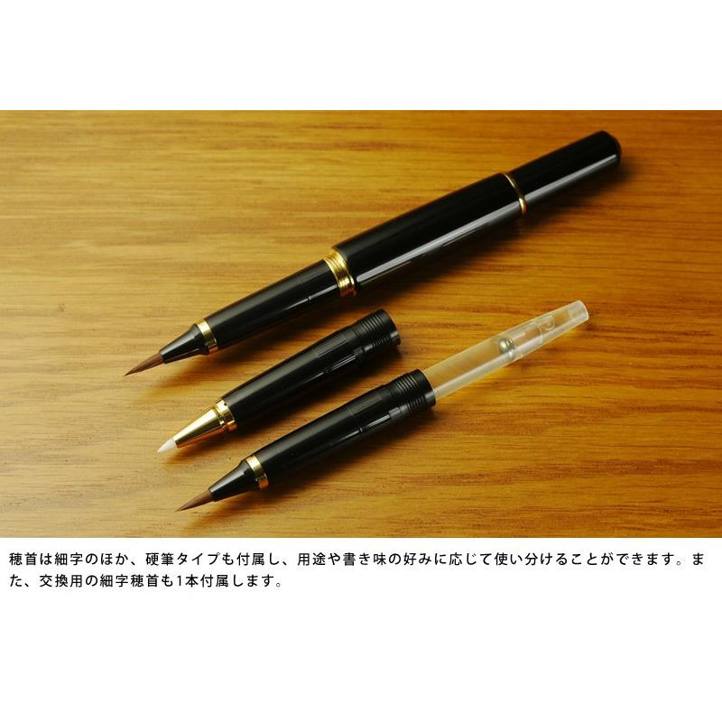 PE952□呉竹 筆ペン 万年毛筆 夢銀河 黒 DAY140-11 くれ竹万年毛筆 夢銀河 黒 DAY140-11 呉竹 - 書道用品、墨、墨液