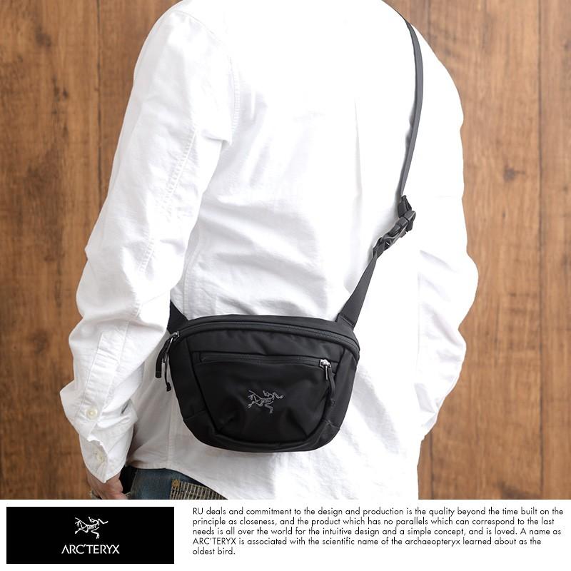 ミニショルダーバッグ メンズ ARC'TERYX MAKA1 ブラック 斜め掛けバッグ 小さい 軽量 ナイロン :TS-13667:メンズバッグ専門店  紳士の持ち物 通販 