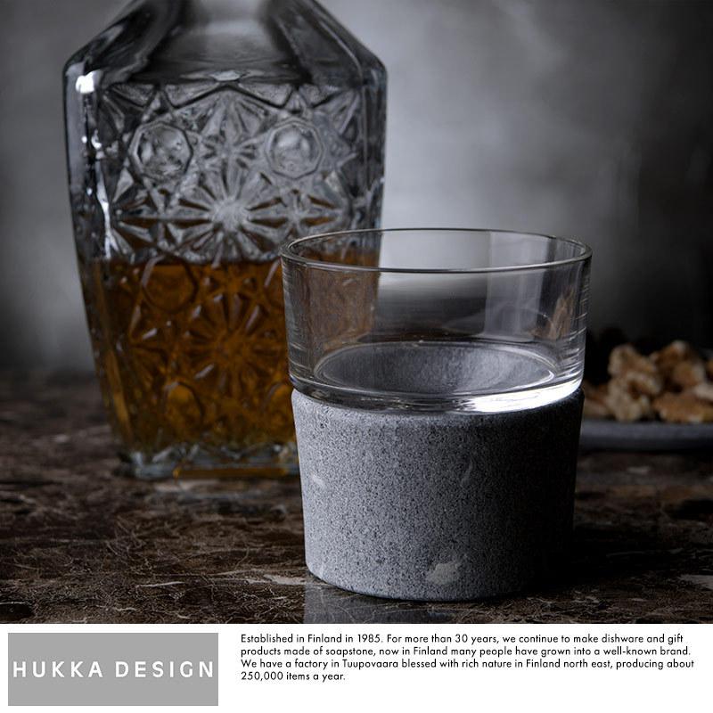 ロックグラス 保冷 北欧 おしゃれ HUKKA DESIGN カレリアンソープストーン ウイスキー ロック グラス  ウイスキー用