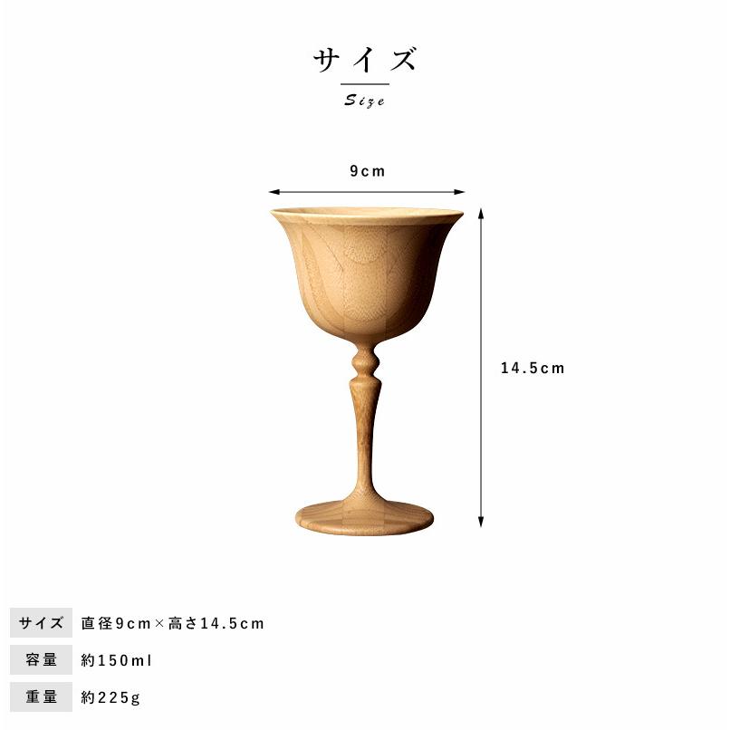 竹製品 グラス 日本製 RIVERET マンハッタン 竹製 カクテルグラス 2個 セット  割れない コップ 国産 日本製 おしゃれ プレゼント ギフト おすすめの画像