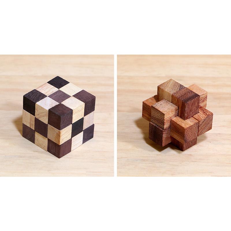 Rocks Motion 木製立体パズル 12個セット ケース入り Wood Puzzle｜t-style｜07