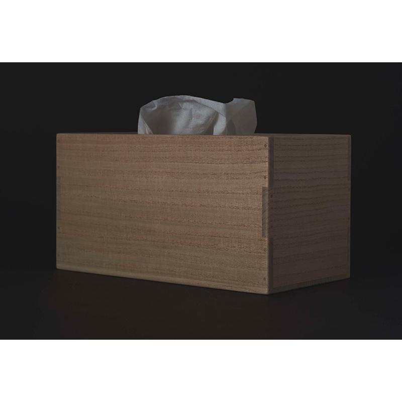 ティッシュケース 木製 高級 WDH 特選桐 ちり紙箱 日本製 ティッシュ