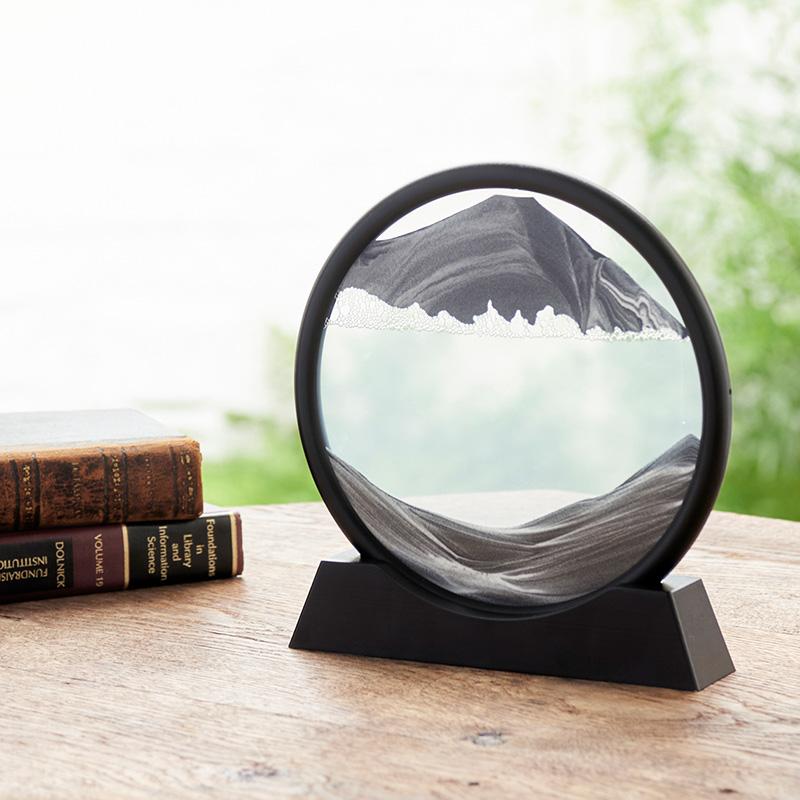 インテリア 置物 おしゃれ サンドピクチャー ラウンド 18cm×19cm