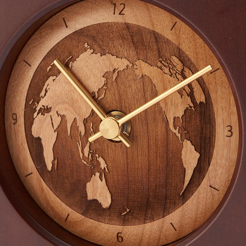 木製アナログ置時計 楽天市場】置き時計 ウッド スクエア 目覚まし時計 木製