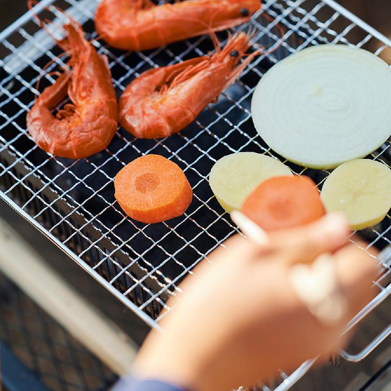 炭焼き器 ステンレス グリル HotCamp ＋Base フルセット 無塗装