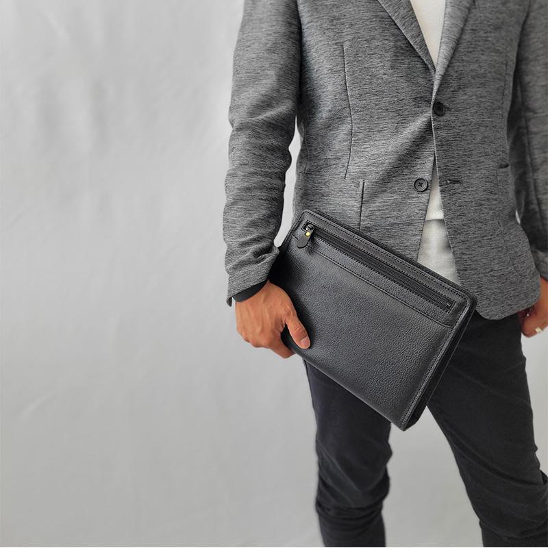 SADDLE 牛革 セカンドバッグ  本革 レザー おしゃれ シンプル 結婚式 バッグ 冠婚葬祭 フォーマル  【送料無料】 日本製 クラッチバッグ メンズ SADDLE 牛革 セカンドバッグ 本革