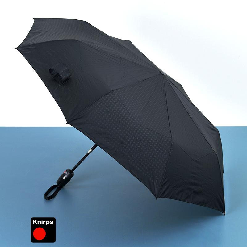 Knirps クニルプス T.220 自動開閉 折りたたみ傘 8本骨 53cm クロス柄