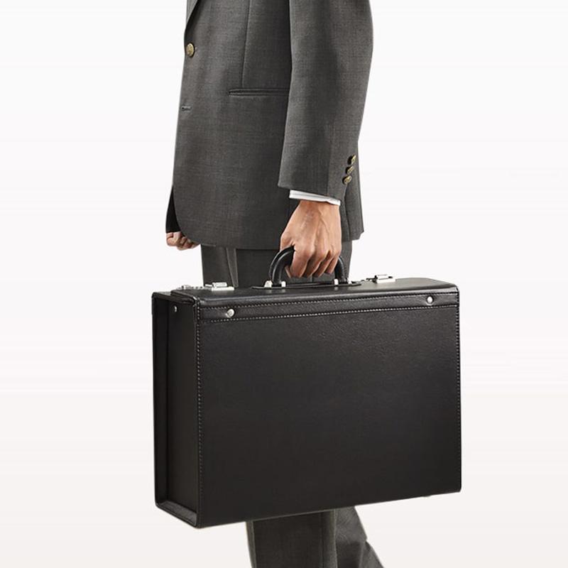 G-GUSTO 合成皮革 パイロットケース 幅46cm×マチ16cm フライトケース