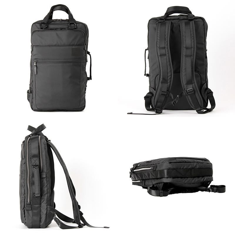 【美品 撥水加工 A4◎】P.i.D　エクリール　2WAY　リュック　ビジネス paz102-1-m.jpg
