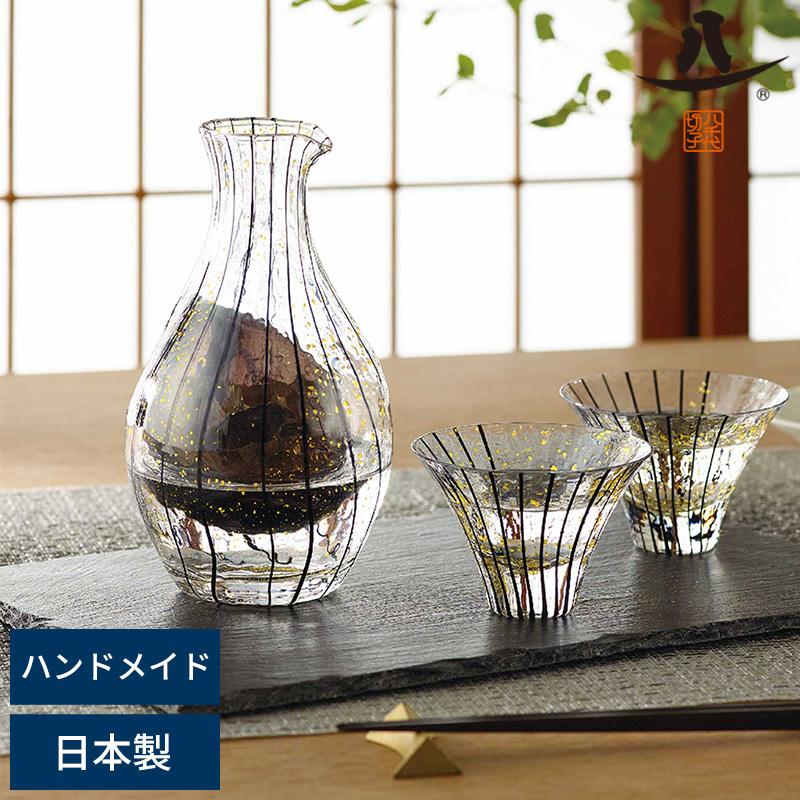 酒器セット ガラス 日本酒 東洋佐々木ガラス 冷酒器3点セット 氷 