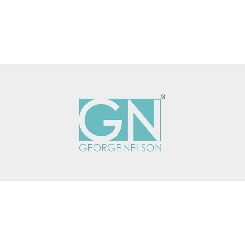 壁掛け時計 おしゃれ アナログ 北欧 George Nelson シルバーナンバークロック 直径37cm 掛け時計 ウォールクロック リビング インテリア モダン