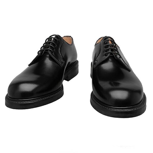 全商品返品可 Church's チャーチ SHANNON R(Rubber sole) シャノン プレーントゥ ダイナイトソール ブラック ポリッシュドバインダーカーフ Fitting G｜t-supply｜02