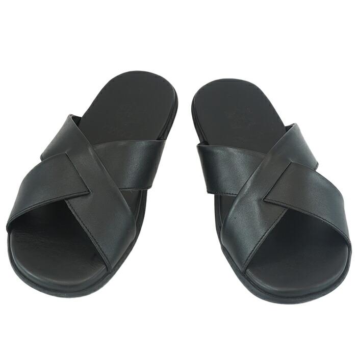 【希少モデル】E COX レザー サボサンダル UK8 英国製 黒 希少モデル】E COX レザー サボサンダル UK8 英国製 黒 返品交換可