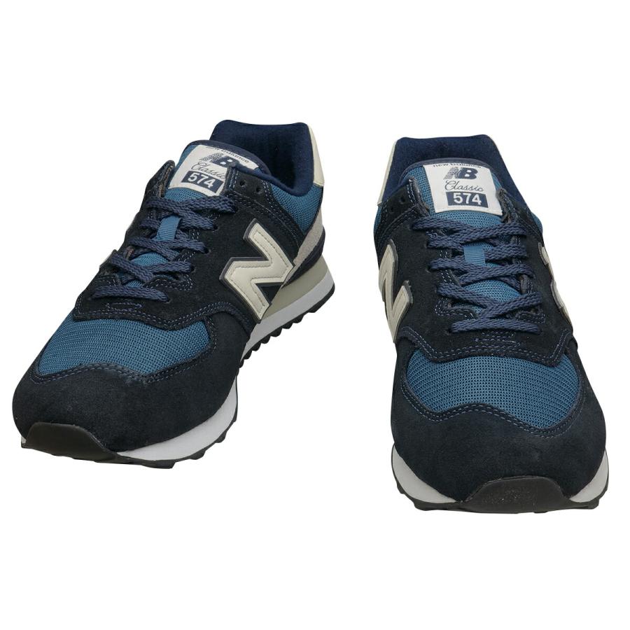 味ポン‼️ new balance 574 ネイビー スニーカー 返品交換可】 ニューバランス 574 ネイビー NEW BALANCE