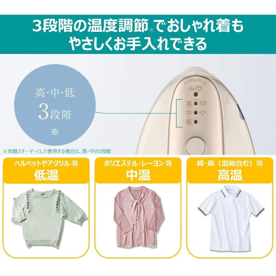 パナソニック 衣類スチーマー 360°スチーム 大容量タイプ ベージュ NI-FS770-C パナソニック 衣類スチーマー 360°スチーム 大容量タイプ ベージュ NI