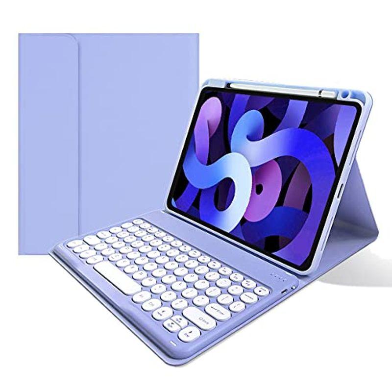 iPadAir 第5世代 第4世代 iPad Pro 11 キーボード ケース ペンシル充電側収納 マグネット 分離式 丸いキー 可愛い B｜t-tam-shop｜05