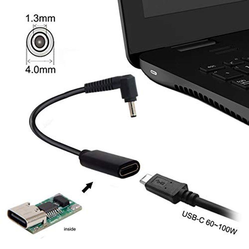 JSER Type C USB-C メス入力 - DC電源 PD充電ケーブル ノートパソコン用 18-20V (4.0x1.3mm)｜t-tam-shop｜04
