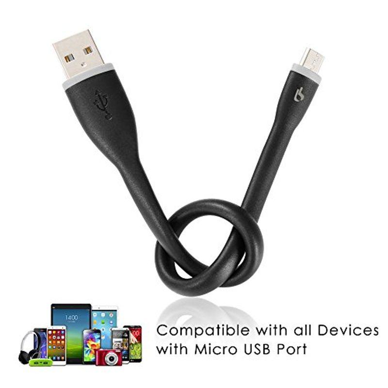 Micro USB ケーブル 2本 BigBlue 25cm マイクロusbケーブル アンドロイド 充電 Samsung 富士通 Motor｜t-tam-shop｜09