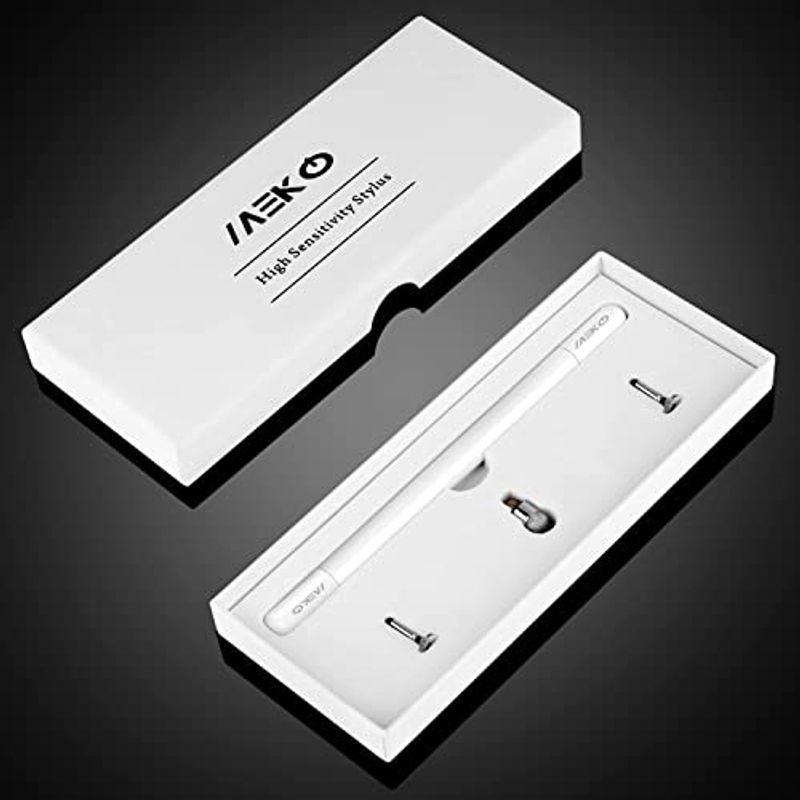 2in1タッチペン MEKO スタイラスペン スマートフォン タブレット スタイラスペン iPad iPhone Android ホワイト｜t-tam-shop｜03