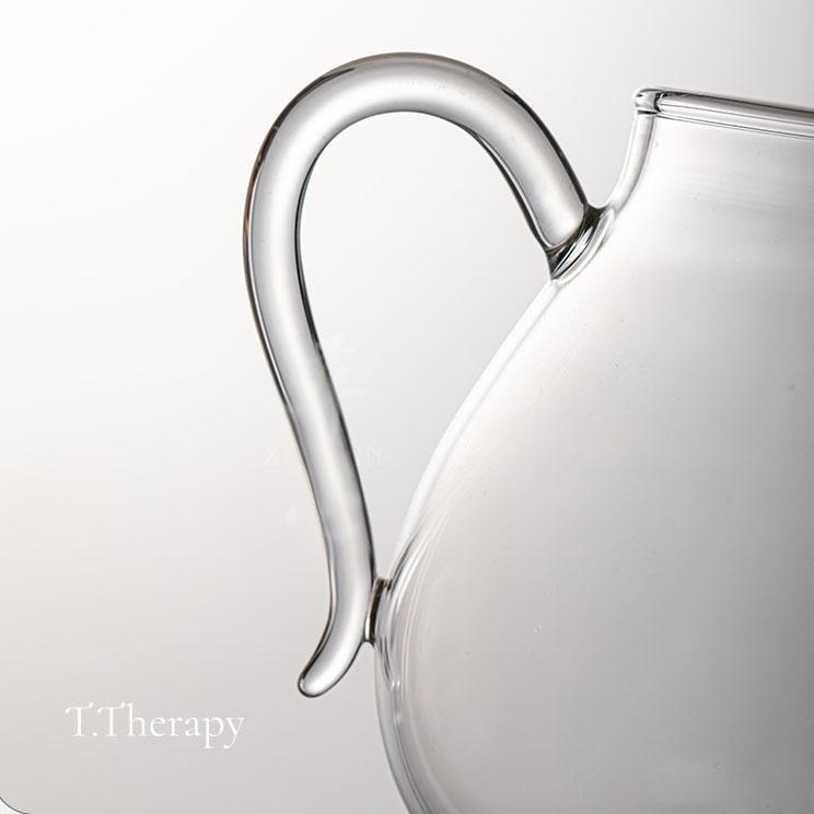 耐熱ガラス 水差し硝子 650ml 水注 ピッチャー 宋 酒壺 茶壺のみ