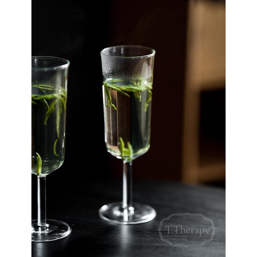 酒杯 中国茶 茶器 耐熱グラス 龍井 碧螺春 猴魁 緑茶（猴魁杯 150ml