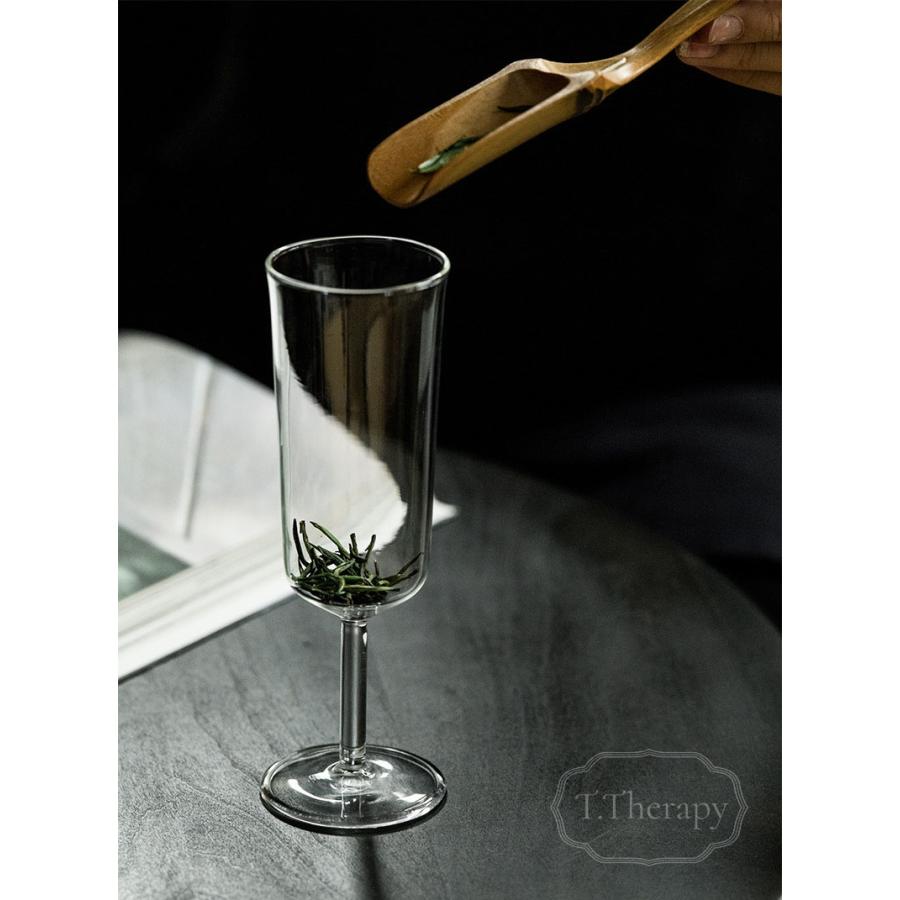酒杯 中国茶 茶器 耐熱グラス 龍井 碧螺春 猴魁 緑茶（猴魁杯 150ml