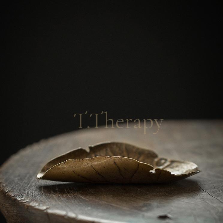 銅製茶道具 中国茶道具 台湾茶道 茶杓＋茶杓置き＋茶則（ちゃそく）3点