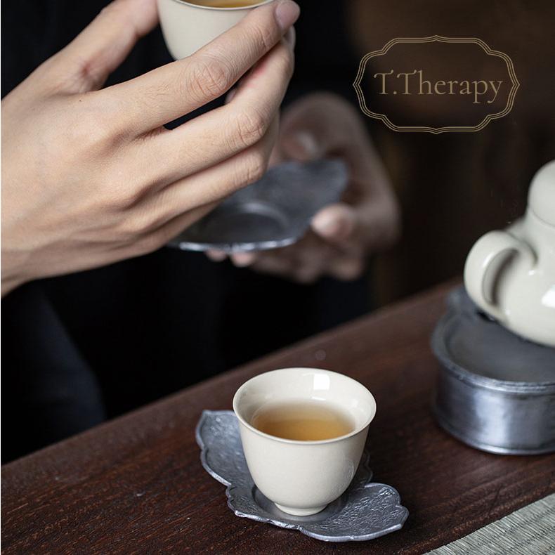 錫 すず 茶托 / ティートレイ（百吉） : お茶と暮しのティーセラピー