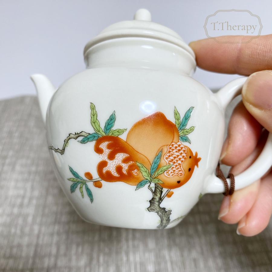 模倣品 粉彩 景徳倣古 急須 きゅうす 煎茶道具 茶壺 1点 模倣品 粉彩 景徳倣古 急須 きゅうす 煎茶道具 茶壺 1点