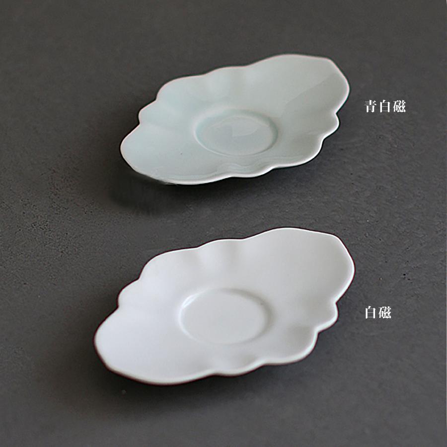 ティートレイ 茶托 茶たく （青白磁 元宝） : お茶と暮しのティー