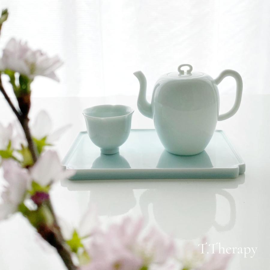 手作り 中国茶器 青磁 急須 煎茶道具 茶壺（青白磁・美人肩） :t247:お茶と暮らしのティーセラピー - 通販 - Yahoo!ショッピング