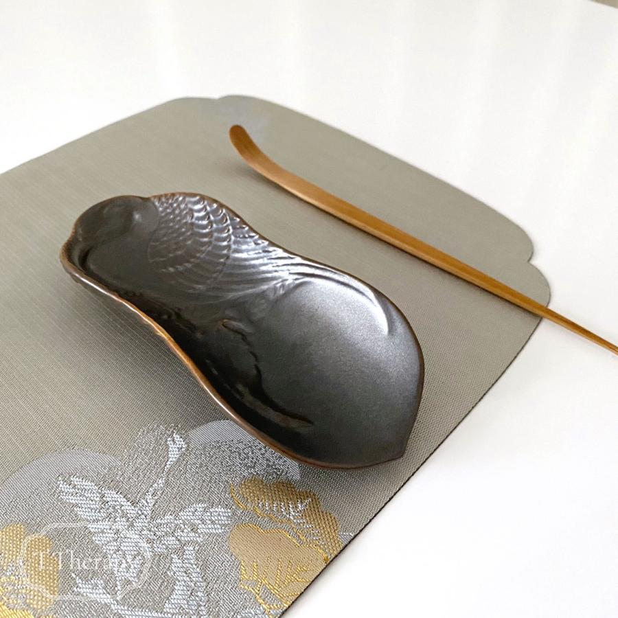 茶杓 陶器 足付き 茶則 茶計 茶匙 茶針 茶媒 ちゃそくちゃしん 茶通 ちゃ
