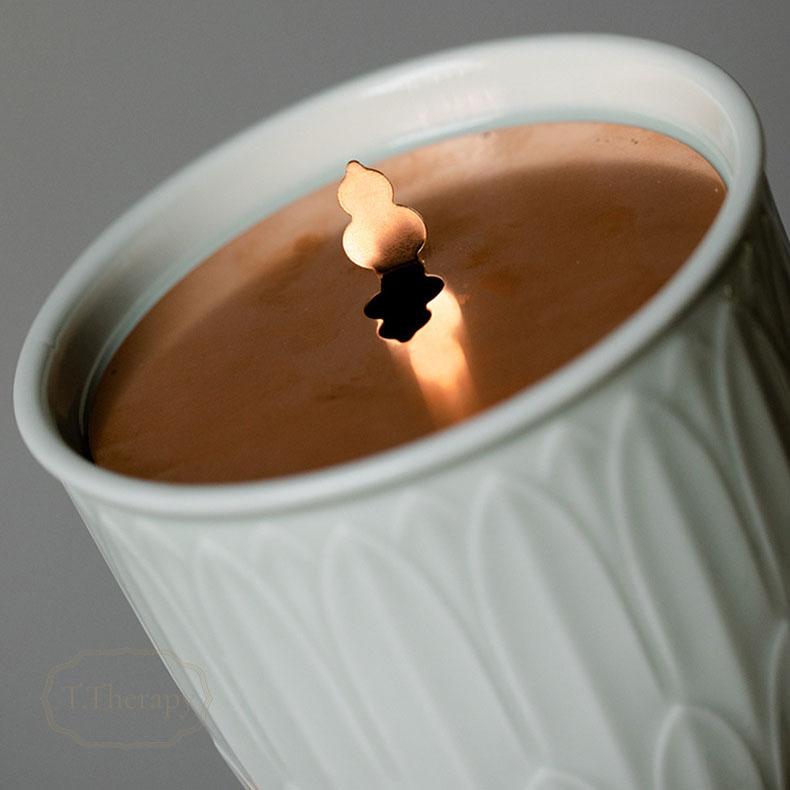 真鍮製 蓋付き 茶こぼし 白磁 建水 けんすい 水盂 （白磁 蓮） : お茶