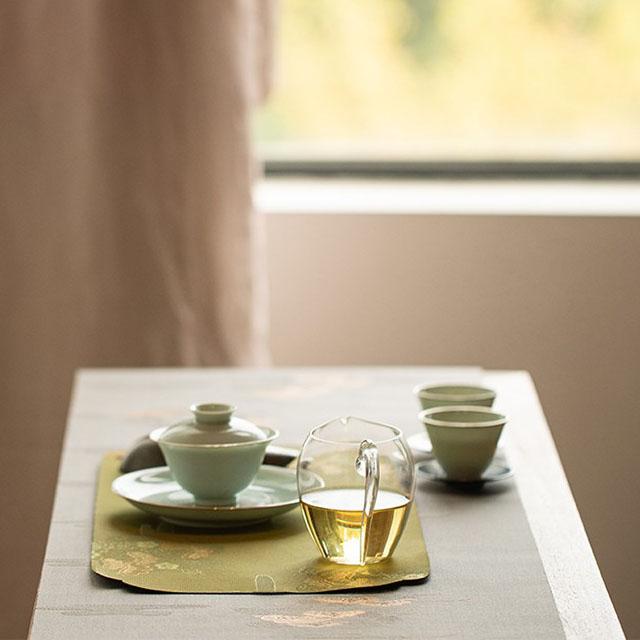 両面 ティーマット ランチョンマットテーブルクロス 茶席 テーブル