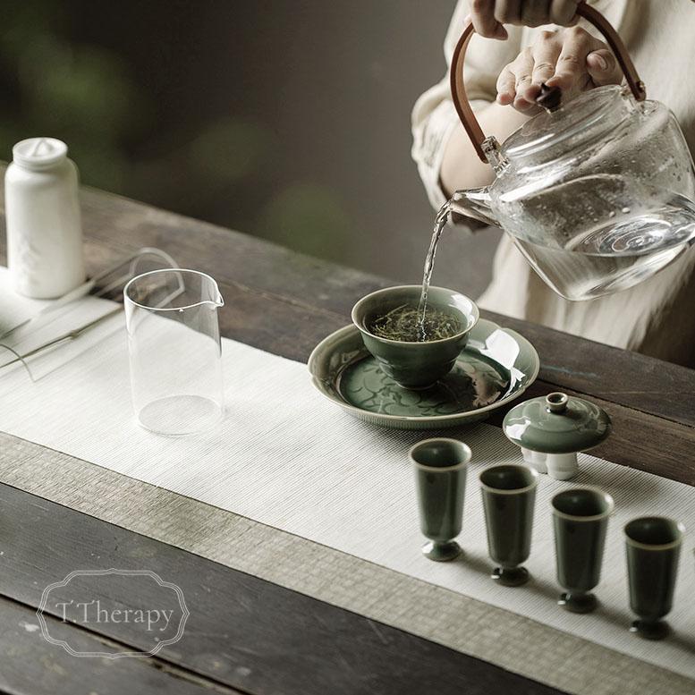 白釉緑彩碗①　ミャンマー　アジアアンティーク　小花彩　茶碗 白釉緑彩碗① ミャンマー アジアアンティーク 小花彩 茶碗 白釉緑彩碗