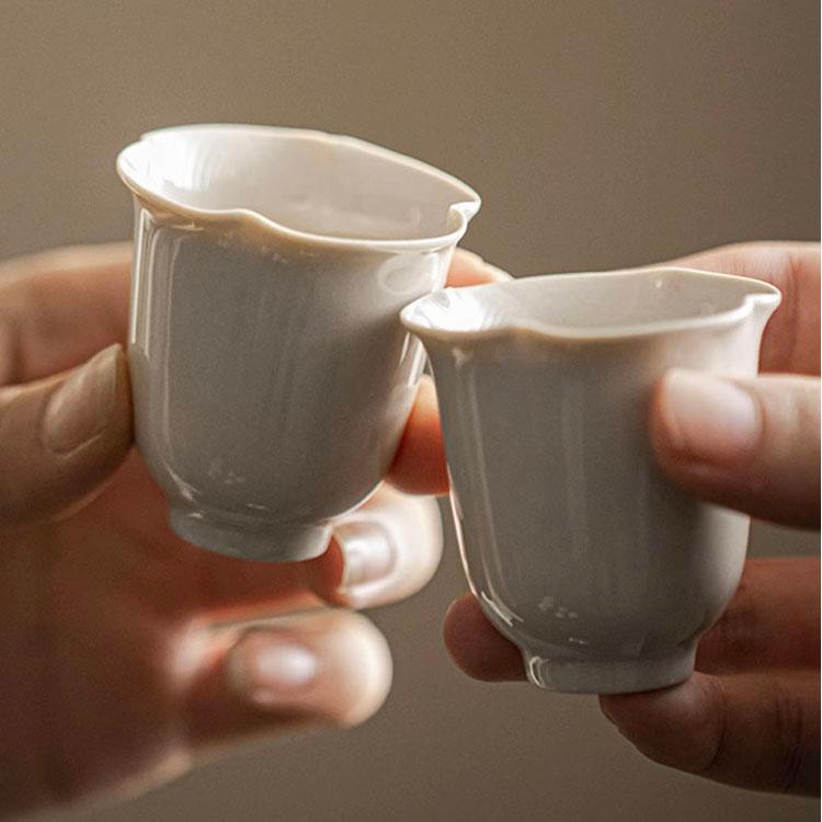 台湾茶器 中国茶器 台湾茶 品茗杯 ちゃわん 豆茶わん 30ML(花口 台湾茶器 中国茶器 台湾茶 品茗杯 ちゃわん 豆茶わん 30ML(花口