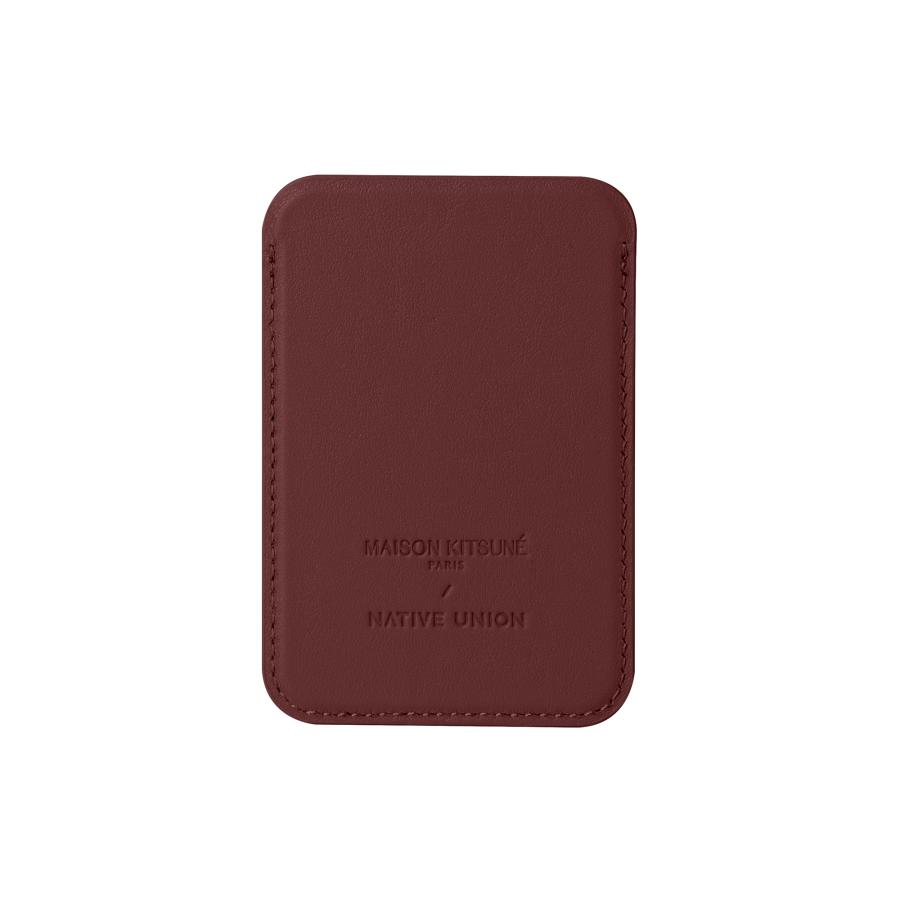 NATIVE UNION×MAISON KITSUNE FW2022  FOX MAGSAFECARD I4 PRO IPHONE CASE WITH CARD HOLDER ネイティブユニオン × メゾンキツネ アイフォンケース  革レザー｜t-tokyoroppongi｜06