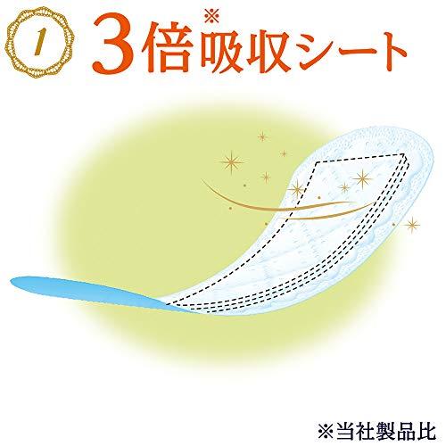 ソフィ Kiyora 贅沢吸収 天然コットン 少し多い 44枚〔おりもの・軽度尿失禁用シート〕｜t-tonari｜06