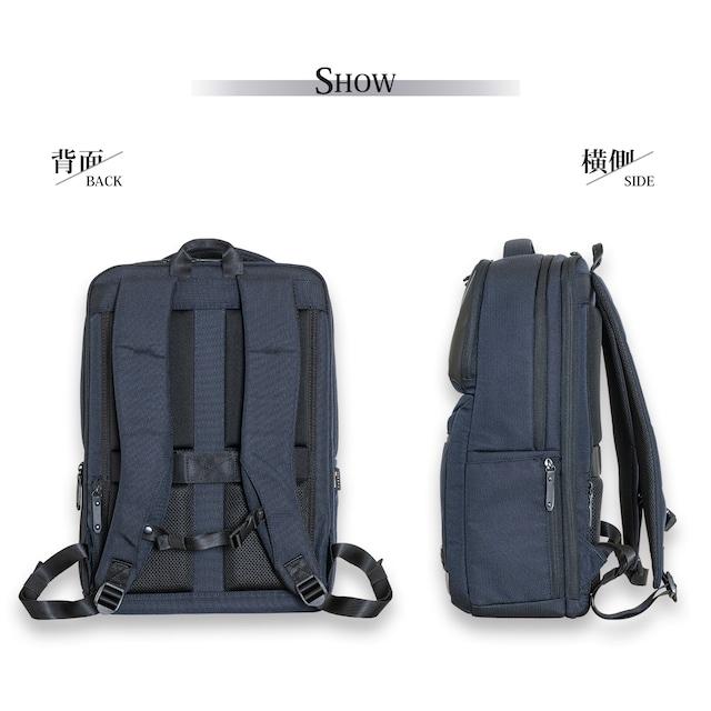 【美品】バリスティックスピリット リュック ビジネスバッグ 通勤 B4 ネイビー ビジネスリュック メンズ 大容量 B4対応 PC対応 通勤 プレゼント