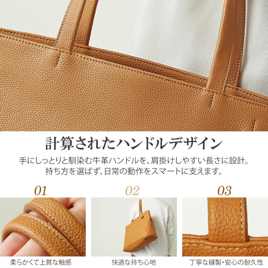 FAHRT ファート トートバッグ 防水レザー メンズ レディース ユニセックス 手提げ鞄 手提げバッグ牛革 FELK-02の画像
