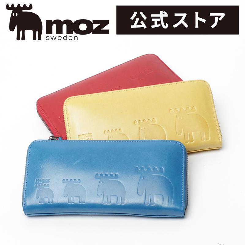 もず　 モズ moz モズ 財布 moz L字ファスナー Elk 二つ折り財布 二