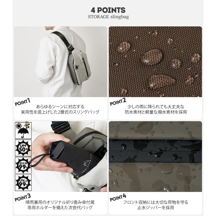 PRO-SPERITY（プロスペリティ） 【公式】PRO-SPERITY スリングバッグ 2