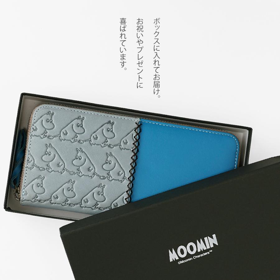 MOOMIN（ムーミン） 財布 長財布 牛革 レザー リトルミイ スナフキン