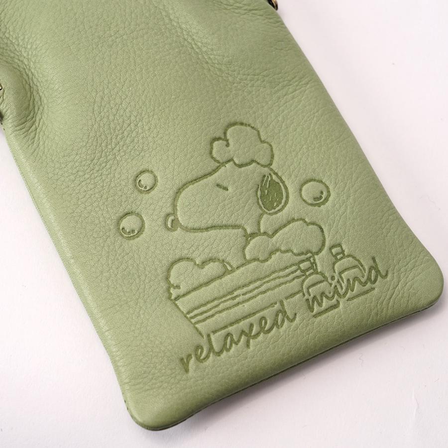 SNOOPY（スヌーピー） ショルダーバッグ スマホポシェット がま口